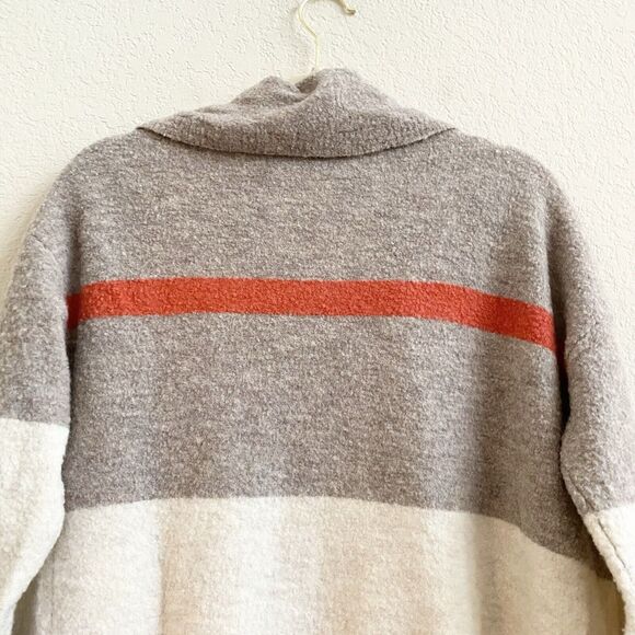 Caslon Duster Cardigan Front Pockets Wool Blend‎ Sweater Beige Womens Size XS - Picture 6 of 9